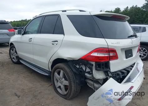 2015 Mercedes-Benz Ml 400 4Matic из США, поврежденный, VIN 4JGDA5GB2FA575010